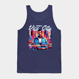 Vice City GTA grand theft auto Tank Top